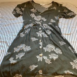 vintage style midi dress